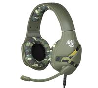 Konix Mythics Nemesis Cuffie gaming con cavo PS4, PS5, Switch, Xbox - Microfono a 45° - Cavo da 1,5 m - Connettore Jack da 3,5 mm - Mimetico verde