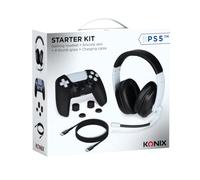 Konix Mythics Pacchetto di accessori gaming PS5 - Cuffie con cavo - Custodia protettiva per controller DualSense - Appoggio pollice - Cavo di ricarica