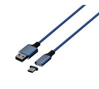 Konix Mythics Premium Cavo di ricarica magnetico da 3 m tipo A a C per controller Xbox Series X|S - Ricarica ad alta velocità - Blu
