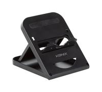 Konix Mythics Stand per Nintendo Switch, Switch 2, smartphone e tablet - Posizione regolabile - Nero
