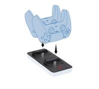 Konix Mythics Supporto doppio per la stazione di ricarica per controller DualSense PS5 - Nero e bianco