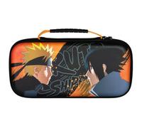 Konix Naruto Shippuden Custodia protettiva e da trasporto per Nintendo Switch 2 - Scomparto accessori e 8 giochi - Motivo Naruto e Sasuke - Nero