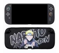Konix Naruto Shippuden Custodia protettiva per console Nintendo Switch 2 - Silicone antiscivolo - Antiurto - Antigraffio - Design Naruto Ramen - Nero