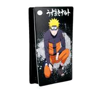 Konix Naruto Shippuden Custodia protettiva per console PS5 Slim - Silicone - Antiurto - Antigraffio - Motivo Naruto - Nero