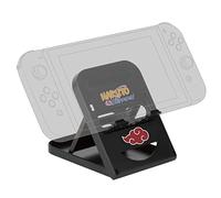 Konix Naruto Shippuden Supporto per console Nintendo Switch, Switch Lite e Switch OLED - Design nube Akatsuki - Nero e rosso