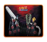 Konix Naruto Shippuden Tappetino per mouse gaming da 32 x 27 cm - Base antiscivolo in gomma - Design Akatsuki