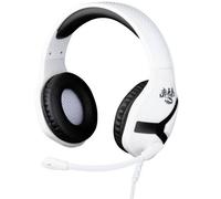 Konix Cuffie gaming cablate Nemesis per PS5 - Microfono a 45° - Cavo di 1,5 m - Connettore Jack da 3,5 mm - Bianco e nero