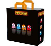 Konix Pac-Man Borsa della Spesa 40 x 45 x 20 cm - Materiale riciclato - Nero