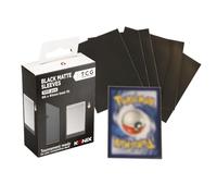 Konix Protezioni per carte Black Matte Sleeves 66 x 91 mm per competizioni - 100 bustine - Compatibili con Magic The Gathering, Pokémon - Plastica - Nero