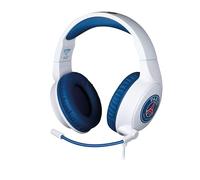 Konix PSG Cuffie gaming circumaurali cablate PC, PS5, Switch 2 e Xbox Series X|S - Microfono 45° - Cavo 1,5 m - Jack 3,5 mm - Bianco e blu