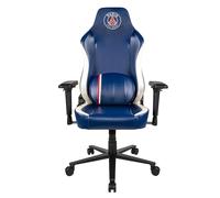 Konix PSG Sedia Gaming - Inclinazione del sedile 150° - Pelle sintetica e poliuretano - Base in metallo - Braccioli regolabili 4D - Blu