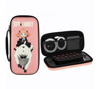 Konix Spy x Family Custodia protettiva e da trasporto per console Nintendo Switch 2 - Custodia per accessori e giochi - Motivo Anya e Bond Forger - Rosa