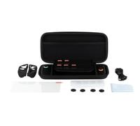 Konix Starter Kit di accessori gaming per console Nintendo Switch 2 - Custodia - 4 copri-stick - Vetro temperato - Scatola per 9 giochi - Auricolari
