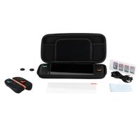 Konix Starter Kit di accessori gaming per console Nintendo Switch 2 - Custodia - 4 copri-stick - Vetro temperato - Scatola per 9 giochi - Auricolari