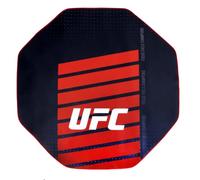 Konix UFC Tappetino per Sedia da scrivania Gaming 98 x 98 cm - Rivestimento Antiscivolo - Nero e Rosso