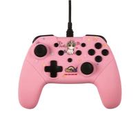 Konix Unik Controller con cavo per Nintendo Switch, Switch 2 e PC - Cavo da 3 m - Fantasia Be Funky, unicorno - Rosa