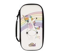 Konix Unik Housse étui de protection et transport pour console Nintendo Switch - Rangement 8 jeux - Motif Dab licorne