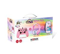 Konix Unik Pack di accessori gaming per Nintendo Switch e Switch OLED - Cuffie - Controller Be Love - Custodia Be a Princess