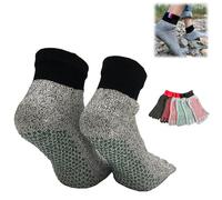 Konjoun Barefoot Socks,Super Grounding Socks for Unisex,Cozy Breathable Non Slip Toe Separation Sock for Outdoor Sports (C)