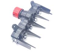 konkoke-FRESA UNIVERSALE PER DECESPUGLIATORE CON 2 DENTI DI FRESATURA ,Accessorio Zappe per decespugliatore a scoppio motozappa,zappetta per decespugliatore,fresa per decespugliatore (JG-BCT-04)