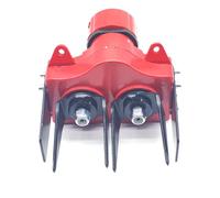 konkoke-FRESA UNIVERSALE PER DECESPUGLIATORE CON 2 DENTI DI FRESATURA ,Accessorio Zappe per decespugliatore a scoppio motozappa,zappetta per decespugliatore,fresa per decespugliatore (JG-BCT-01)