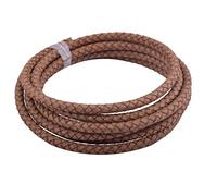KONMAY 18,8 m di cordoncino in vera pelle intrecciata da 6 mm