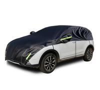Konnfeir Mezza copertura copriauto per inverno estate copri carrozzeria per esterni per interni Impermeabile antipolvere universal Materiale poliestere 210T con cotone (Hatchback)