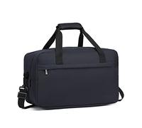 KONO 35x20x20cm Borsa da Viaggio Leggero Palestra Borsone da Viaggio con Tracolla (Blu Scuro)