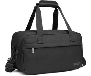 KONO 35x20x20cm Borsa da Viaggio Leggero Palestra Borsone da Viaggio con Tracolla (Nero)