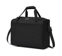 KONO Bagaglio a Mano Ryanair 40x30x20 cm, Borsa da Viaggio Cabina con Tracolla, Borsa Sottosedile per Aereo Uomo e Donna (Nero)