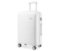 KONO Beauty Case da Viaggio Rigida Borsa da Toilette 29x33x17cm, Bianco