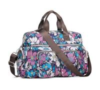 KONO Borsa a tracolla da donna con manico, multitasche, borsa messenger, borsa a tracolla di medie dimensioni, impermeabile, borsa a tracolla leggera per lavoro, shopping, viaggi