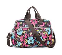 KONO Borsa a tracolla da donna con manico, multitasche, borsa messenger, borsa a tracolla di medie dimensioni, impermeabile, borsa a tracolla leggera per lavoro, shopping, viaggi