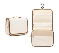 Kono Borsa da Toilette per Donna, Beauty Case Borsa da Viaggio Appeso, Borsa da Toilette Multifunzionale Impermeabile con Gancio Appendibile, Beauty Case da Viaggio Donna