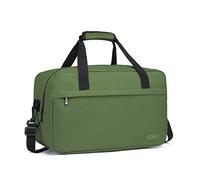 KONO Borsa da Viaggio Leggero Palestra Borsone da Viaggio con Tracolla (Verde, M)