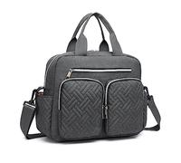 KONO Eq2248, Borsa fasciatoio Unisex-Adulto, Grigio Scuro, S