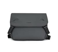 KONO Messenger Bag, Borsa a tracolla da uomo, impermeabile, leggera, per il tempo libero, con scomparti multipli per laptop da 13 pollici (Grigio)