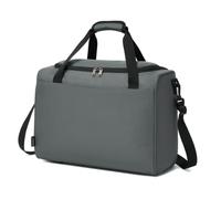 KONO Ryanair, bagaglio a mano, borsa da viaggio, aeroplano Weekender piccolo bagaglio per uomo e donna con tracolla, grigio., Ryanair/Eurowings 40x30x20cm(24L)