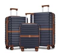 KONO Set di Valigie Bagaglio a Mano, Media e Grande