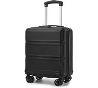 KONO Trolley Bagaglio a Mano e Valigia Cabina 45x36x20 cm, ABS+PC, Conforme EasyJet (Nero, 16")