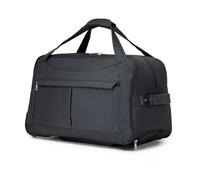 Kono Trolley da Viaggio, Borsa a Mano Pieghevole con 2 Ruote, Borsa da Weekend, Borsa da Borsa da Viaggio Pieghevole, Grigio scuro, M