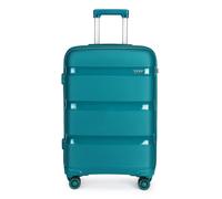 KONO TSA Lock 4 rotoli Custodia con rullo in polipropilene leggera e alla moda 66 litri resistente all'usura (65x44x27 cm) Turquoise Green