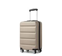 KONO Valigia da Cabina 55 cm, Piccolo Valigie Trolley Bagaglio a Mano per Viaggi e Affari, Leggera Rigida Serratura TSA, Doppie Ruote Girevoli (Oro, 55 x 35 x 22 cm)