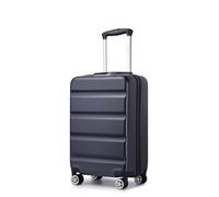 KONO Valigia da Cabina 55 cm, Piccolo Valigie Trolley Bagaglio a Mano per Viaggi e Affari, Leggera Rigida Serratura TSA, Doppie Ruote Girevoli (Marina Militare, 55 x 35 x 22 cm)