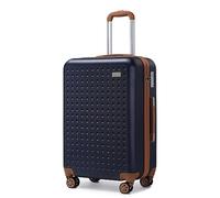 Kono Valigia Media da 67cm Trolley Bagaglio Rigida e Leggero Valigie con TSA Lucchetto e 4 Ruote Girevoli (Blu)