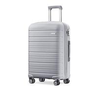 Kono Valigia rigida leggera da viaggio, Grigio, Large 28 Inch, valigia