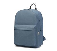 KONO Zaino per bambini zaino per la scuola per ragazzi e ragazze zaino leggero per adolescenti studenti bookbag viaggio casual zaino da giorno donne uomini, Marina Militare, Taglia unica, Scuola