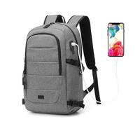 KONO Zaino Porta PC Portatile Antifurto da viaggio, Business Work Zaino per computer con porta di ricarica USB Leggero, Impermeabile Zaino per Laptop, Notebook Uomo & Donna