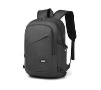 KONO Zaino Porta PC Uomo 15.6/17.3 Pollici, Ufficio Impermeabile Antifurto con USB, da Lavoro e Università, PC Capiente da Viaggio (Grigio Scuro, 15.6 Zoll)