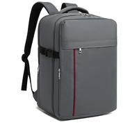 KONO Zaino Ryanair 40x25x20cm Zaino da Viaggio per Aereo Bagaglio a Mano 20L per Uomo e Donna, Grigio